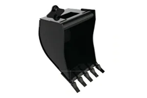 Godet de terrassement avec dents