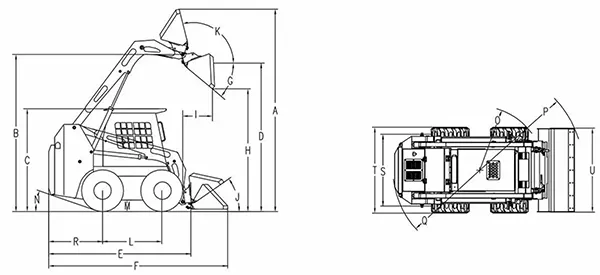 Chargeuse compacte sur pneus JC75